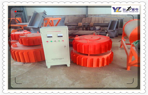除鐵器生產(chǎn)廠家，福建除鐵器生產(chǎn)廠家_懸掛式電磁除鐵器生產(chǎn)廠家品牌_遠(yuǎn)力磁電除鐵器廠家好 