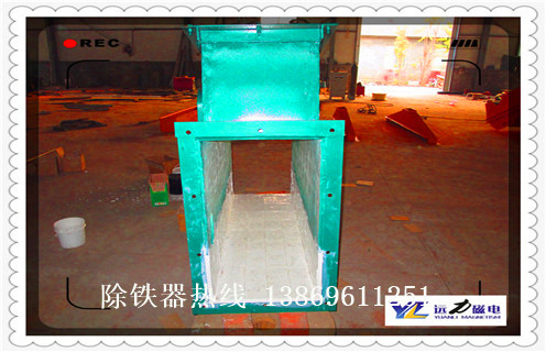 管道除鐵器，湖北管道除鐵器圖片_遠(yuǎn)力湖北管道除鐵器圖片應(yīng)用安裝示意圖型12000高斯_可定制工作原理